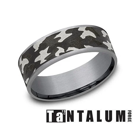 Benchmark Grey Tantalum/Tantalum Men's Wedding Band